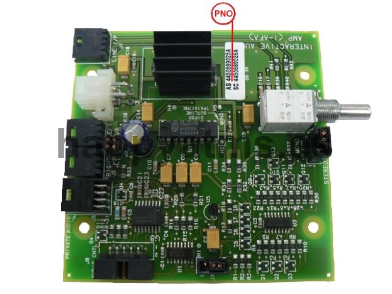 NCR PCB-INTERACTIVE AUDIO AMP PN: 445-0689025