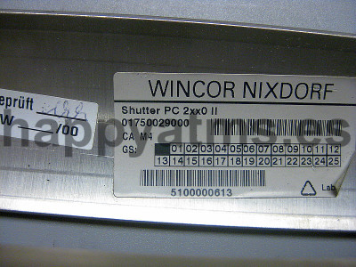 Wincor Nixdorf Shutter PC 2xx0 II PN: 01750029000