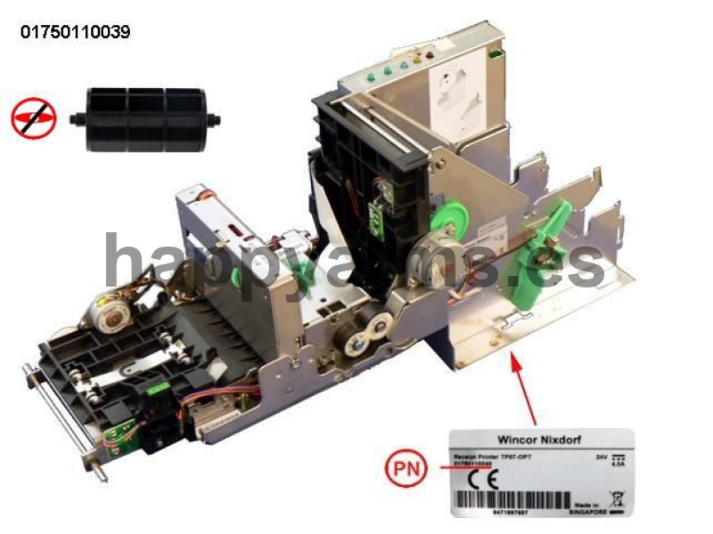 Wincor Nixdorf receipt printer TP07 PN: 01750110039, 1750110039