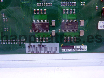 Wincor Nixdorf ZAK II STANDARD CCA PCB PN: 01750028530, 1750028530