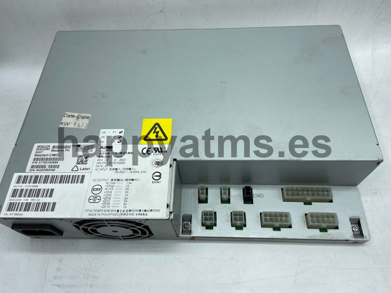 Wincor Nixdorf Power supply CMD PN: 01750160689, 1750160689