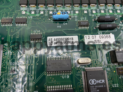NCR PCB DISPENSER CONTROL BOARD ASIC NTS PN: 445-0663791, 4450663791