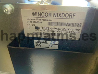 Wincor Nixdorf Escrow Flat Belt PN: 01750106787, 1750106787