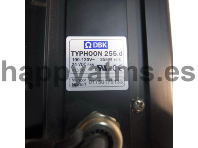 Wincor Nixdorf heater 255W/115V with fan 24V PN: 01750179133, 1750179133