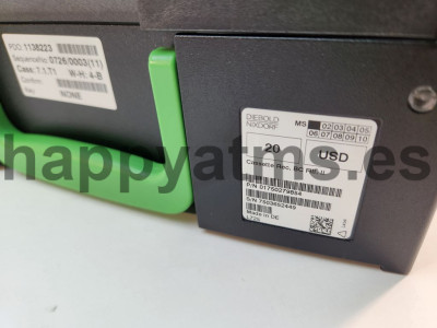 Diebold Nixdorf Cassette Rec. BC Fill. II (RM3) PN: 1750279854, 1750279854-UU