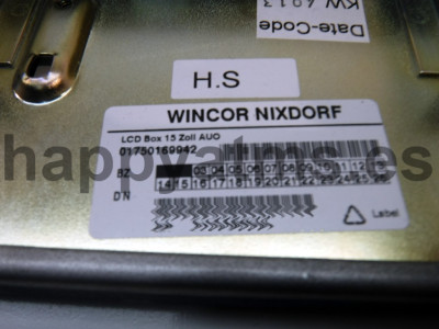 Wincor Nixdorf LCD Box 15" AUO PN: 1750169942