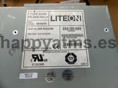 NCR Power Supply NCR PN: 009-0022288, 90022288