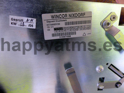 Wincor Nixdorf Deposit Envelope 2150 ATMWincor PN: 01750023134, 1750023134