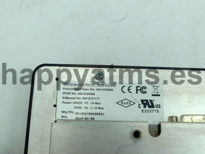NCR Usb Gop Display Monitor PN: 445-0725698, 4450725698