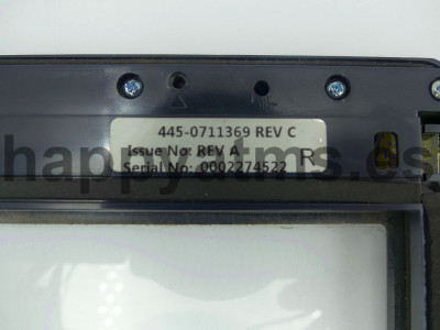 NCR TOUCHSCREEN ASSY -15IN A/G PN: 445-0711369, 4450711369