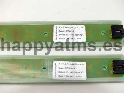 Diebold SWITCH 004 KY,OPN,KYBD,MTL DOM SAGEM 069-0128 PN: 00-104060-000A, 104060000A