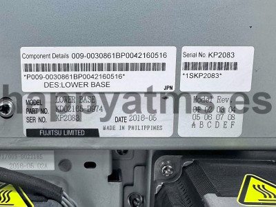 NCR LOWER BASE PN: 009-0030861, 90030861