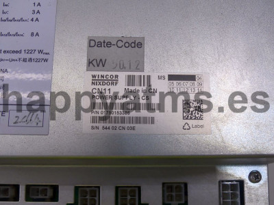 Wincor Nixdorf Power supply CS PN: 01750153386, 1750153386