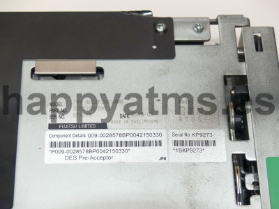 NCR 
PRE-ACCEPTOR (140MM) R/A â GBNA / GBRU PN: 009-0028578, 90028578