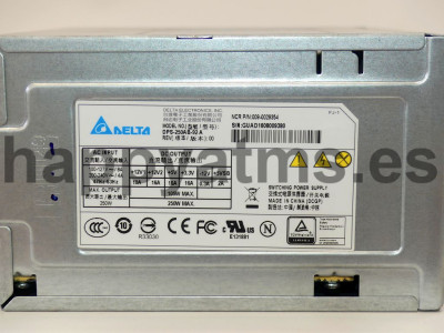 NCR POWER SUPPLY SWITCHING 250W, ATX12V PN: 009-0029354, 90029354