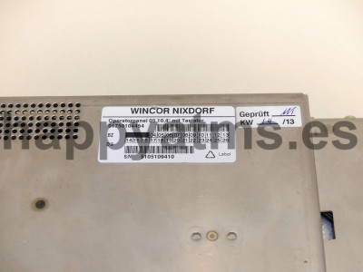 Wincor Nixdorf operator panel 05 10,4" with keyboard PN: 01750104454, 1750104454