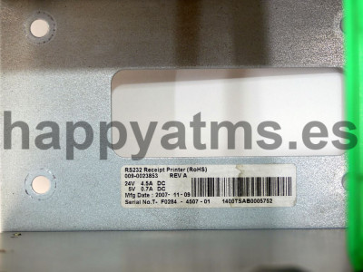 NCR THERMAL RECEIPT PRINTER WITH TRANSPORT RS232 ROHS PN: 009-23853, 90023853