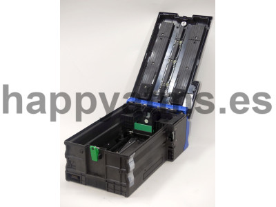 NCR CURRENCY CASSETTE GBRU ( (Blue/Green handle KD02155-D363) PN: 009-0029490, 90029490